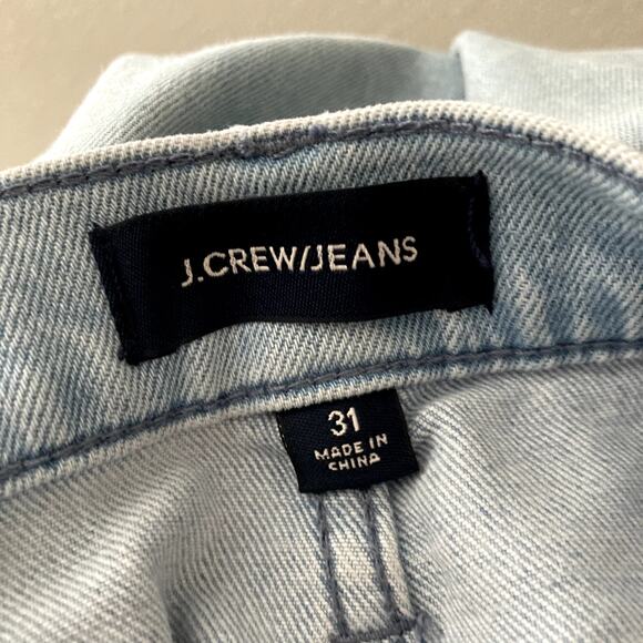 J. Crew Straight Leg Crop Jean - Light Wash Denim - 31 - Picture 2 of 9
